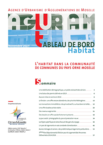 Tableau de bord habitat / CCPOM – 2015