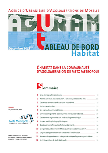 Tableau de bord habitat / Metz Métropole – 2015