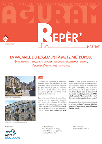 Reper’ Habitat / La vacance du logement à Metz Métropole