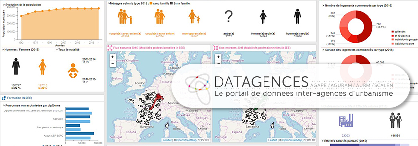 DATAGENCES : le portail des données inter-agences d’urbanisme