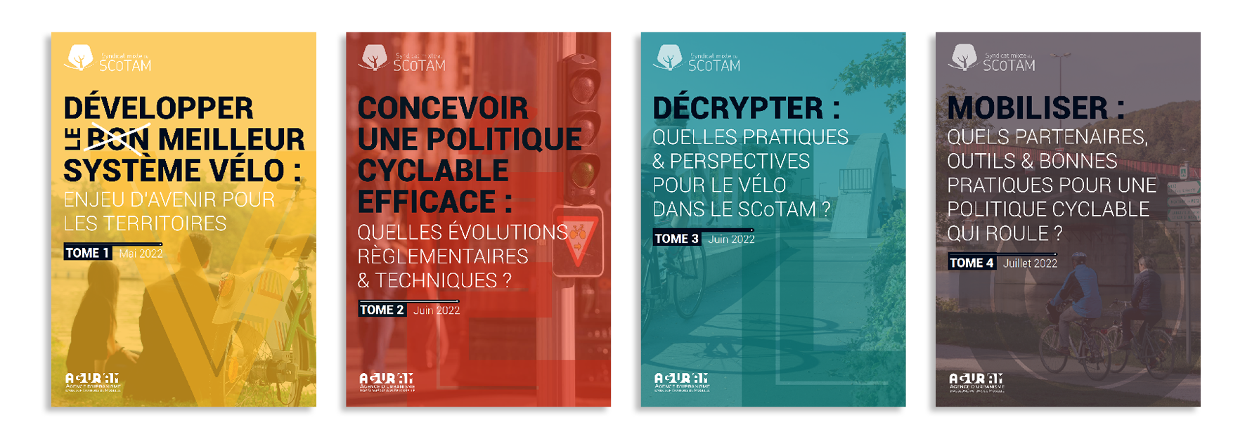 4 PUBLICATIONS POUR GUIDER LES COLLECTIVITÉS DANS LEUR POLITIQUE VÉLO