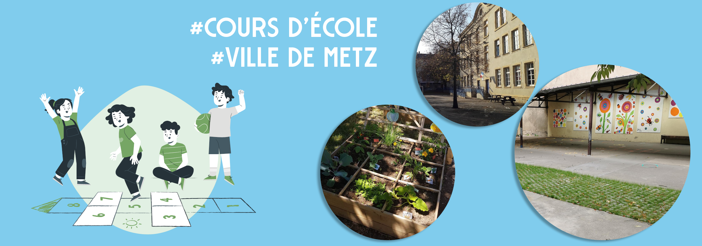 Végétalisation des cours d’école à Metz : la nature s’invite à la récré