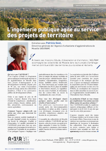 L’INGÉNIERIE PUBLIQUE AGILE AU SERVICE DES PROJETS DE TERRITOIRE