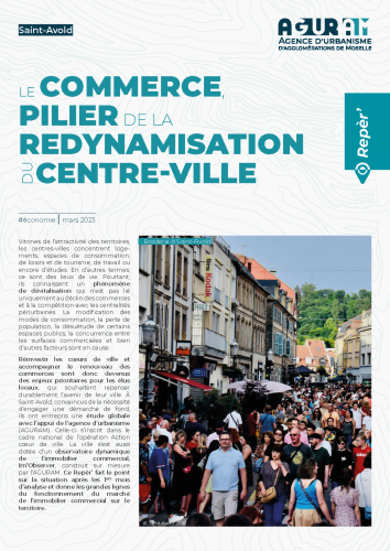 LE COMMERCE, PILIER DE LA REDYNAMISATION À SAINT-AVOLD