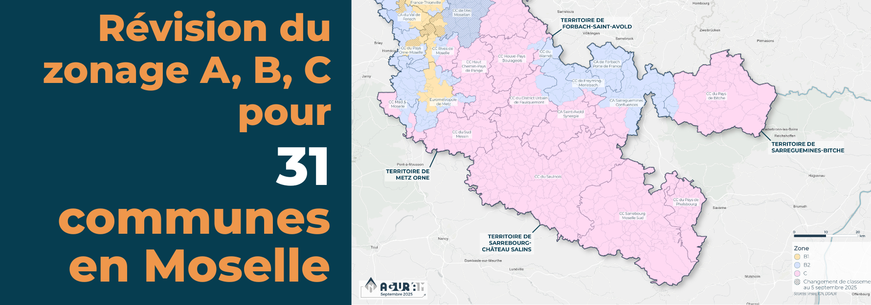 Le zonage A, B, C révisé depuis le 5 septembre 2025 :  une adaptation aux besoins des territoires