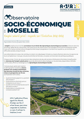 Observatoire socio-économique en Moselle n°02 / Emploi salarié privé : regards sur l’évolution 2014-2024