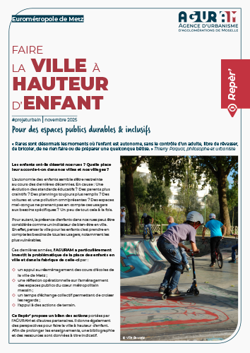 FAIRE LA VILLE À HAUTEUR D’ENFANT, Pour des espaces publics durables & inclusifs
