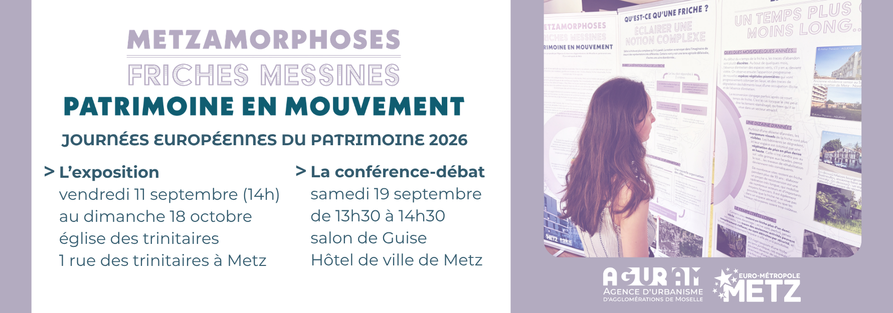 CONFÉRENCES-DÉBAT / Metzamorphoses
